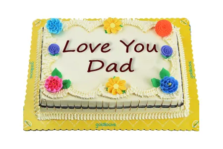 marble chiffon i love you dad cake to philippines