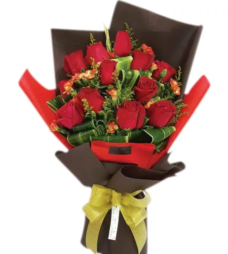 Dozen Red Roses Bouquet