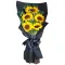 delivery 5 pcs. sunflower in bouquet to manila